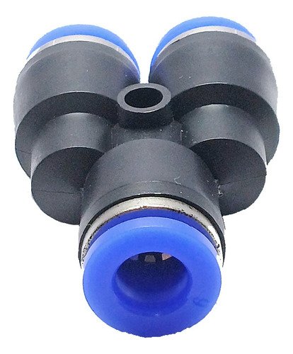 200 Conexão Pneumática Uniao Y 1 Entrada 2 Saidas Tubo 6mm - Imagem 2