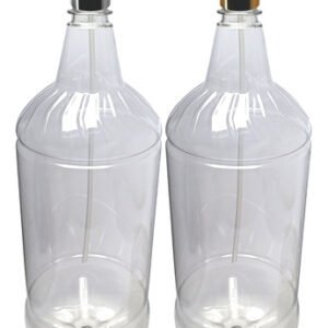 12 Frascos Plástico Cristal Pet 2l Válvula Bico Pato L Gr2