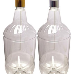 62 Frascos Plástico Cristal Pet 1,5l Válvula Bico Pato L Gr2