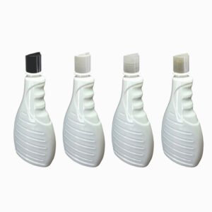 12 Frascos Plástico Branco Pet 500ml Tampa Disktop Bor