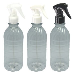 16 Frascos Plásticos Cristal 330ml Válv Mini Gatilho Suc