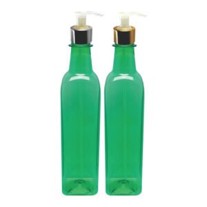 48 Frascos Plástico Verde 500ml Válvula Bico Pato L Aze