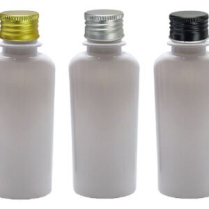 40 Frasco Plástico Branco Pet 140ml Tamp Alumínio S/ F Aro