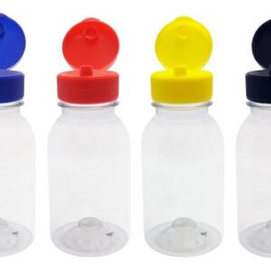 1680 Frascos Plástico Cristal Pet 200ml Batoque Fliptop Det