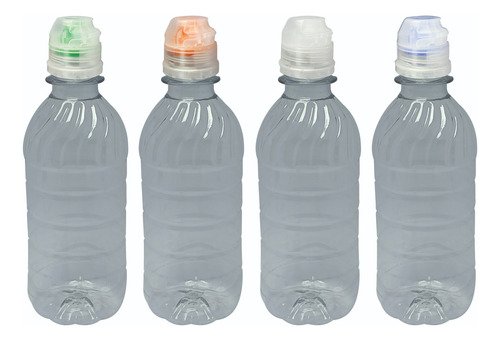 310 Frasco Cristal Pet 330ml Tampa Sport Fliptop Suc - Imagem 2