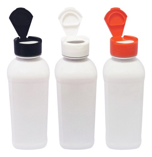 791 Frascos Plástico Branco Pet 500ml Tampa Fliptop Cap Qua