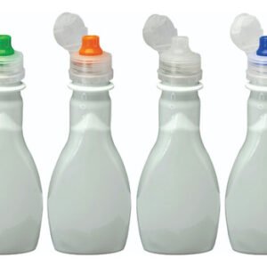 1323 Frasco Plástico Branco 200ml Pet Sport Fliptop Mol