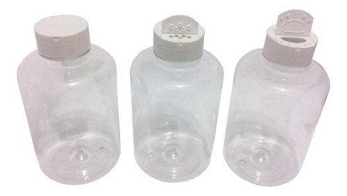 720 Frascos Plásticos Cristal Pet 500ml Tempero Fliptop Sup - Imagem 5