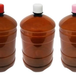 225 Frascos Âmbar Pet 2l Aromatizante Tampa Batoque Gro