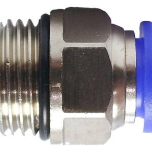 100 Conexão Pneumática Reta Macho Rosca 1/2 X Tubo 12mm