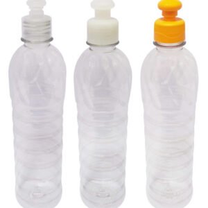 684 Frascos Plástico Cristal Pet 500ml C/ Tampa Pushpull Lim