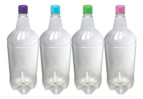 24 Frascos Cristal Pet 2l Aromatizante Tampa Batoque Gr2 - Imagem 3