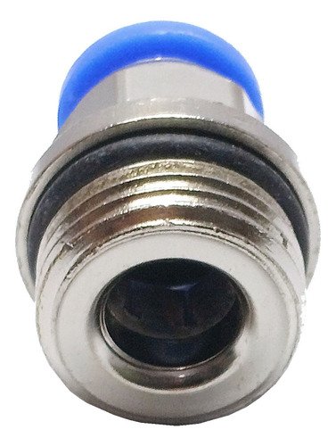 100 Conexão Pneumática Reta Macho Rosca 1/2 X Tubo 10mm - Imagem 3