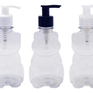 138 Frascos Plástico Cristal 300ml Válvula Bico Pato S Zoo