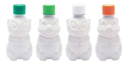 243 Frasco Plástico Branco Pet 300ml Tampa S Batoque Zoo - Imagem 2