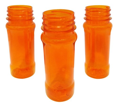 1755 Frascos Plástico Laranja Pet 120ml Tampa Peneira Con - Imagem 3