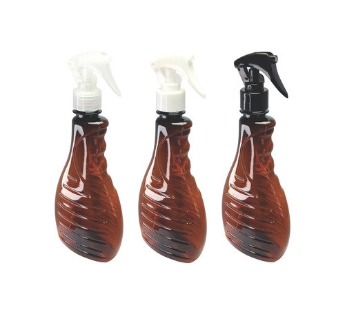 45 Frasco Plásticos Âmbar Pet 500ml Válv Mini Gatilho Bor