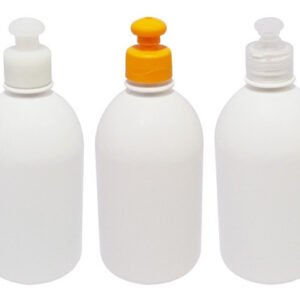678 Frascos Plástico Branco Pet 500ml C/ Tampa Pushpull Sab