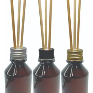 693 Frascos Plástico Âmbar 150ml Tampa Difusor Varetas Far