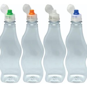 900 Frasco Cristal Pet 380ml Tampa Sport Fliptop Cat