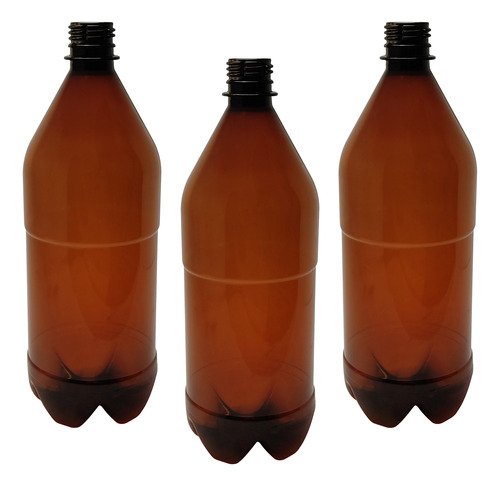 51 Frascos Plástico Âmbar Pet 1l Tampa Difusor C/ F Agu - Imagem 2