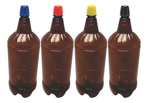 132 Frascos Plástico Âmbar Pet 2l Tampa Dosadora 20ml Gr2