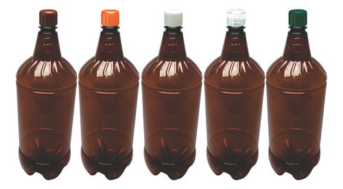 132 Frascos Âmbar Pet 2l Aromatizante Tampa Batoque Gr2 - Imagem 2