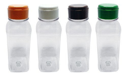 355 Frascos Plástico Cristal Pet 300ml Fliptop C/ Rosca Qua - Imagem 4