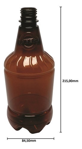 110 Frascos Plástico Âmbar Pet 750ml Válvula Spray S Gr2 - Imagem 5