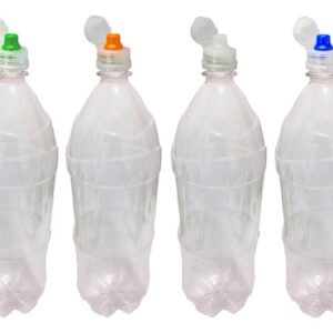 2 Frasco Plástico Cristal Pet 2l Tampa Sport Fliptop Ref