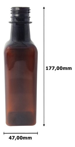 108 Frasco Plástico Âmbar Pet 250ml Com Tampa Disktop Aze - Imagem 8