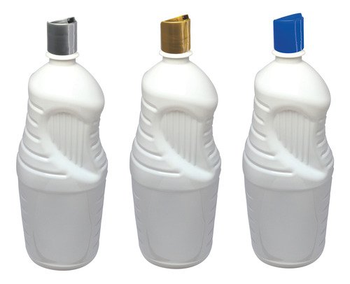 12 Frascos Plástico Branco Pet De 2l Com Tampa Disktop Ama - Imagem 3