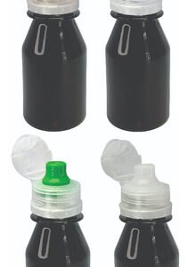 1200 Frascos Plásticos Âmbar 60ml Squeeze Sport Far