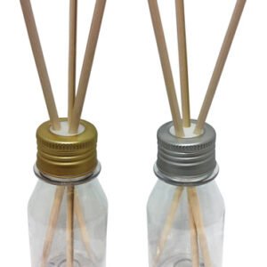 1218 Frascos Plástico Cristal Pet 60ml Tampa Difusor Varetas