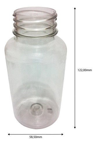 658 Frascos Plástico Cristal Pet 150ml Fliptop C/ Rosca Sup - Imagem 7