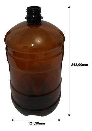 22 Frascos Plásticos Âmbar Pet 2l Válv Mini Gatilho Gro - Imagem 5