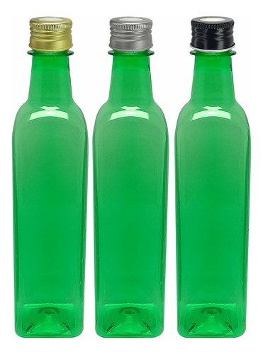 128 Frascos Plástico Verde Pet 500ml Tampa Difusor C/ F Aze