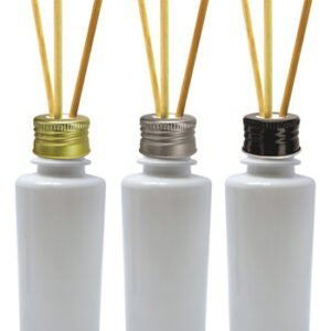500 Frasco Plástico Branco 200ml Tampa Difusor Varetas Cos