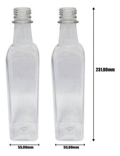 128 Frascos Plástico Cristal Pet 500ml Com Tampa Disktop Aze - Imagem 8
