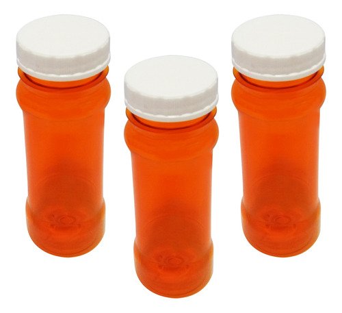1755 Frasco Plástico Laranja Pet 120ml Ta Rosca S/ Lacre Con