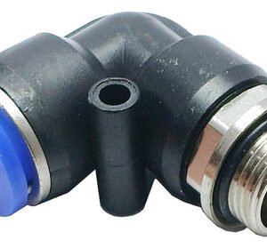 1 Conexão Pneumática Cotovelo Macho Rosca 3/8 X Tubo 12mm