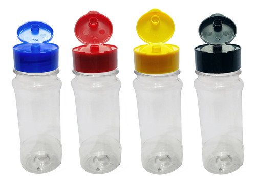 342 Frascos Plástico Cristal Pet 120ml Fliptop C/ Rosca Con
