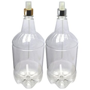 12 Frascos Plástico Cristal Pet 1,5l Com Válvula Spray L Gr2