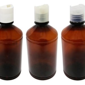 678 Frascos Plástico Âmbar Pet 500ml C/ Tampa Disktop Far