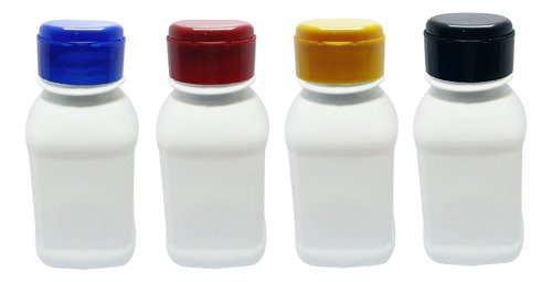 95 Frascos Plástico Branco Pet 200ml Fliptop C/ Rosca Qua - Imagem 2