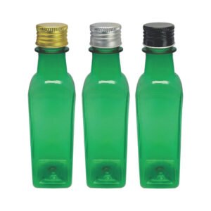 200 Frasco Plástico Verde Pet 250ml Azeite Tampa L Batoque