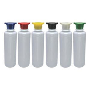 216 Frasco Plástico Branco Pet 250ml Tampa Rosca 2 Bico Cos