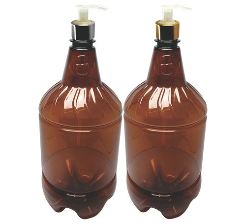 200 Frascos Plástico Âmbar Pet 1,5l Válvula Bico Pato L Gr2