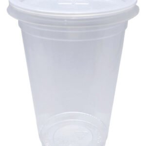 300 Copos Descartáveis Plásticos Tampa S/ Furo Pp 300/330ml