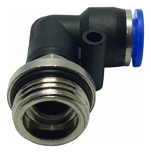 1 Conexão Pneumática Cotovelo Macho Rosca 1/2 X Tubo 10mm - Imagem 2